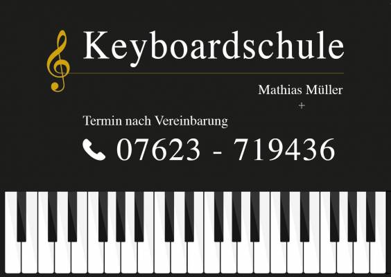 Keyboardlehrer Mathias Müller